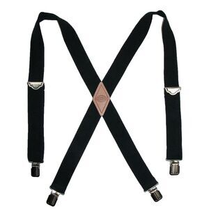 Dickies Men's Elastic X-Back Heavy Duty Clip-End Work Suspender Braces